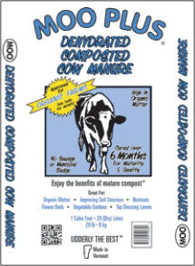 Moo Plus® Dehydrated Cow Manure (1 cu. foot)