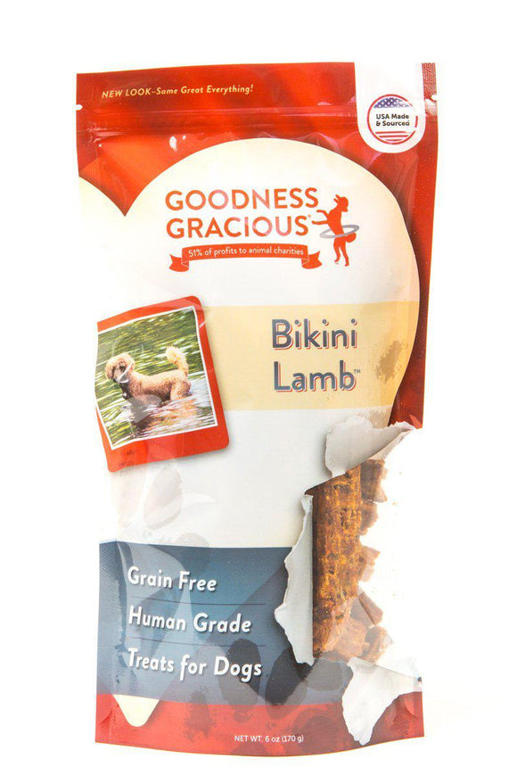 Goodness Gracious Human Grade Bikini Lamb Dog Treats (6 oz)