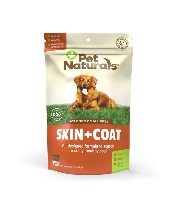Pet Naturals of Vermont Skin and Coat Functional Chews for Dogs (30 count)