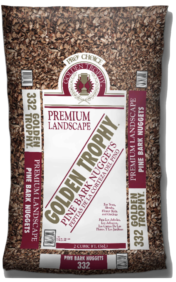 Ohio Mulch Golden Trophy Large Pine Bark Nuggets (2 CF