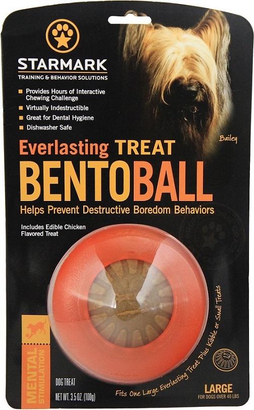 Starmark Everlasting Treat Bento Ball Dog Chew Toy