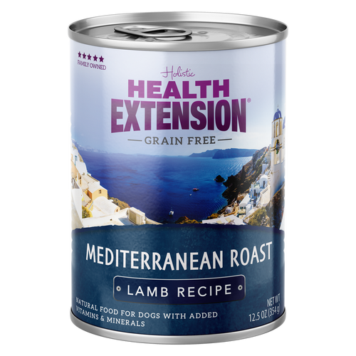 Health Extension Mediterranean Roast Lamb Recipe Wet Dog Food 12.5 oz Montpelier VT Montpelier Agway