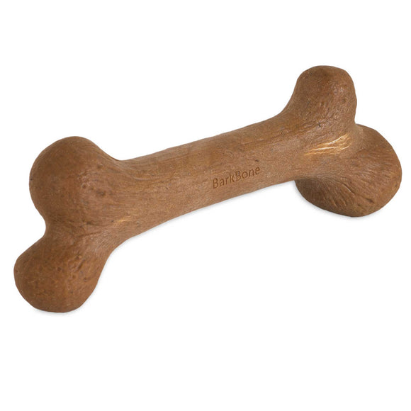 BarkBone Natural Instincts Peanut Butter Infused Wood Dinosaur Nylon Dog Chew