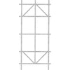 Panacea 48 In. White Wood Ladder Trellis