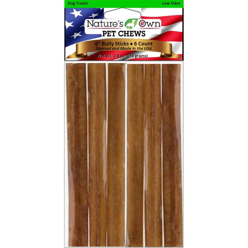 Nature's Own USA Low Odor Bully Sticks Dog Chew