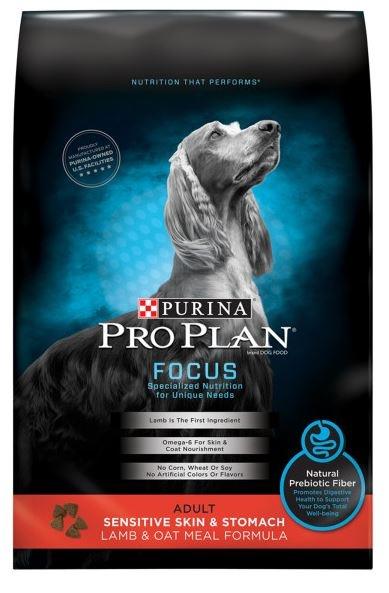 Purina Pro Plan Focus Sensitive Skin & Stomach Formula Lamb & Oat