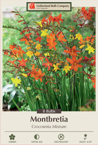 Netherland Bulb Company Montbretia Crocosmia Mixture