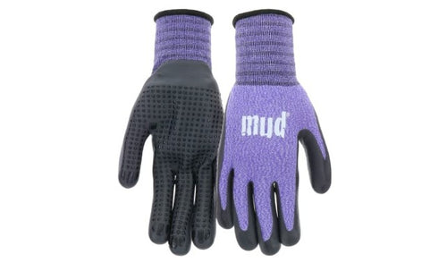 MUD® Nylon Knit Nitrile Dotted Palm Gloves