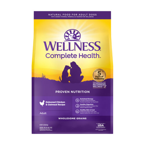 Wellness Complete Health Grained Chicken & Oatmeal Dry Dog Food