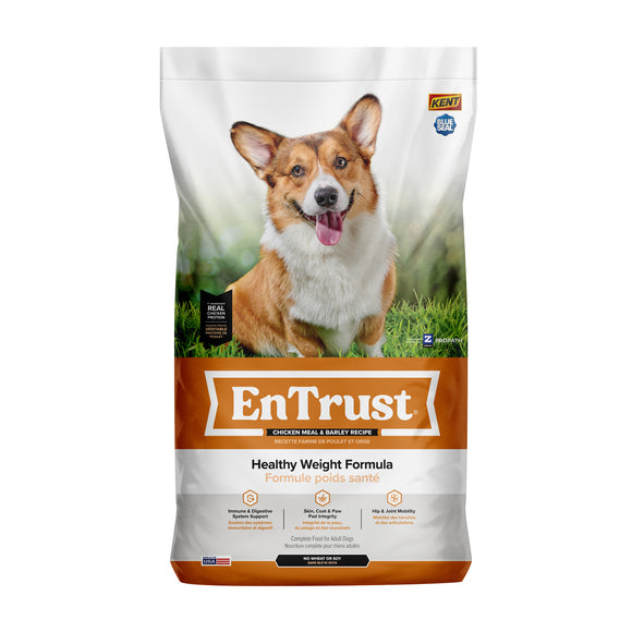 Kent Blue Seal EnTrust® Healthy Weight Chicken Meal & Barley Recipe Dog Food
