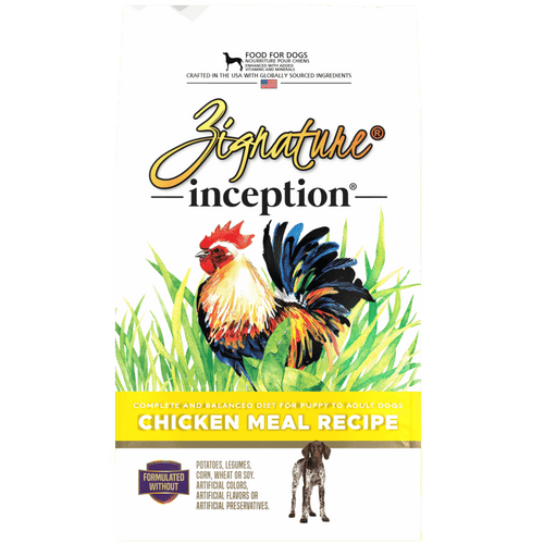 Zignature Inception Chicken Meal Recipe Dry Dog Food