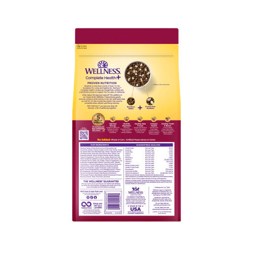 Wellness Complete Health+ Small Breed Dry Dog Food Turkey & Oatmeal Recipe