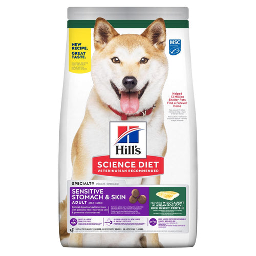 Hill’s Science Diet Adult Sensitive Stomach & Skin Pollock Meal
