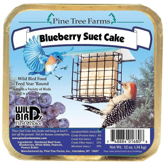 Pine Tree Farms Blueberry Suet Cake (12 OZ)