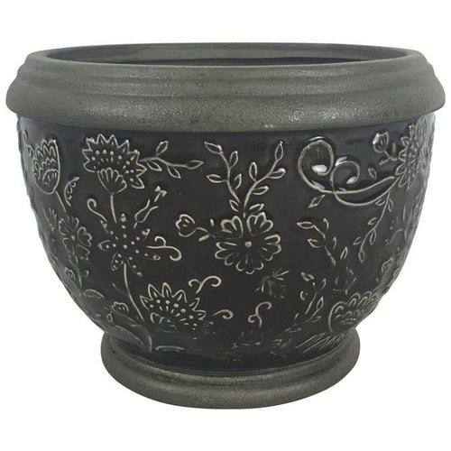 GRACIE PLANTER (8 INCH, GRAY)