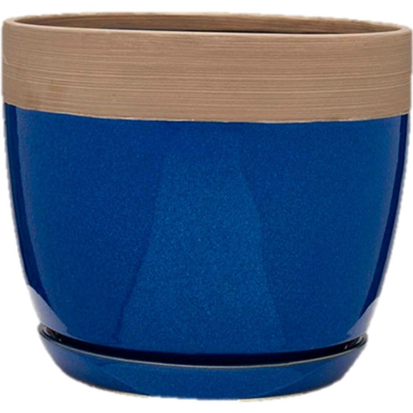 CLAYWORKS ANA PLANTER (6 INCH, NAVY)