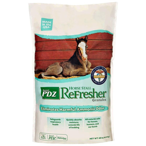 SWEET PDZ HORSE STALL REFRESHER GRANULES (40 LB, WHITE)