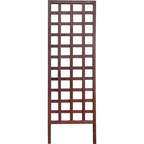 WOOD SQUARE FRAMED TRELLIS (72 INCH, BROWN)