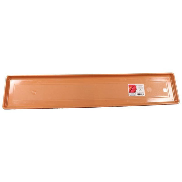 COUNTRYSIDE FLOWERBOX TRAY (36 INCH, TERRACOTTA)