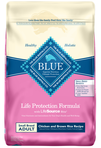 Blue Buffalo Life Protection Natural Chicken Brown Rice Recipe Small Breed Adult Dry Dog Food Montpelier VT Montpelier Agway