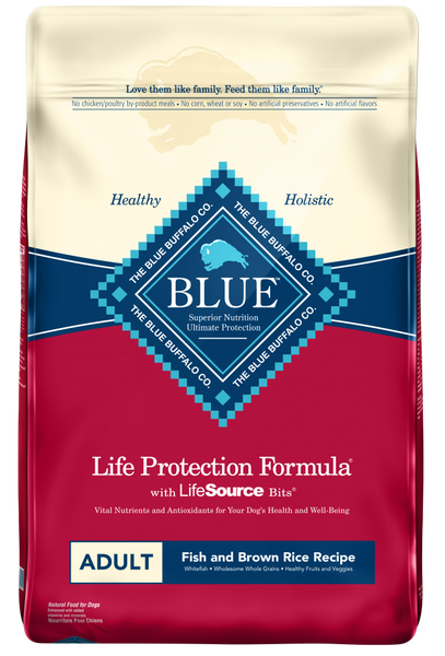 Blue Buffalo Life Protection Natural Fish Brown Rice Recipe