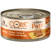 Wellness CORE Grain Free Natural Chicken, Turkey and Chicken Liver Smooth Pate Wet Canned Cat Food