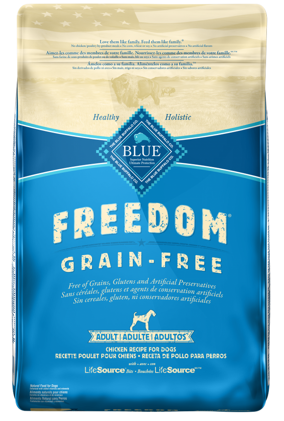 Blue Buffalo Freedom Grain Free Chicken Recipe Adult Dry Dog Food