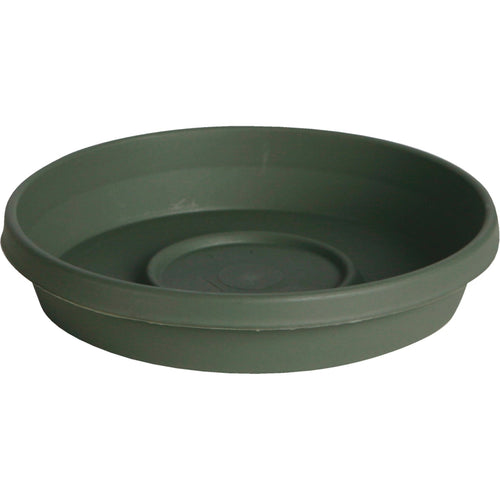 Bloem Terra Living Green 14 In. Plastic Flower Pot Saucer