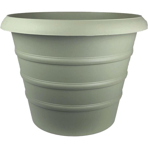 Myers Marina 12 In. Dia. Seafoam Poly Planter