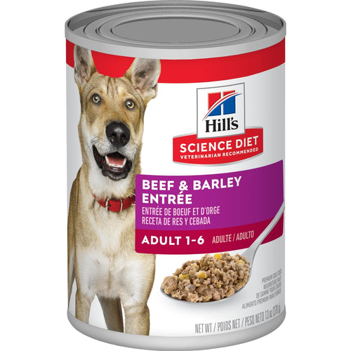 Hill s Science Diet Adult Beef Barley Entr e dog food